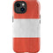 Distressed Austria Flag iPhone 14 Plus Impact Case